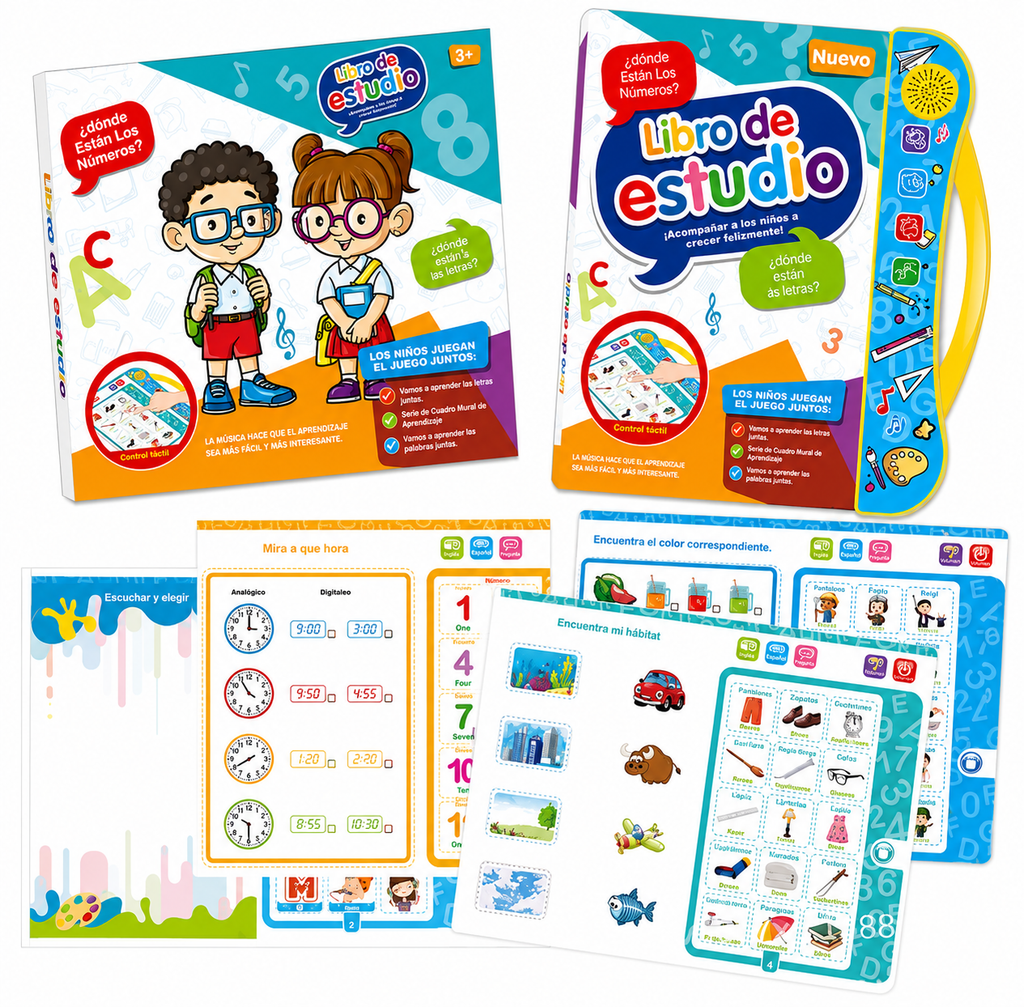 LIBRO INTERACTIVO BILINGUE PARA NIÑOS